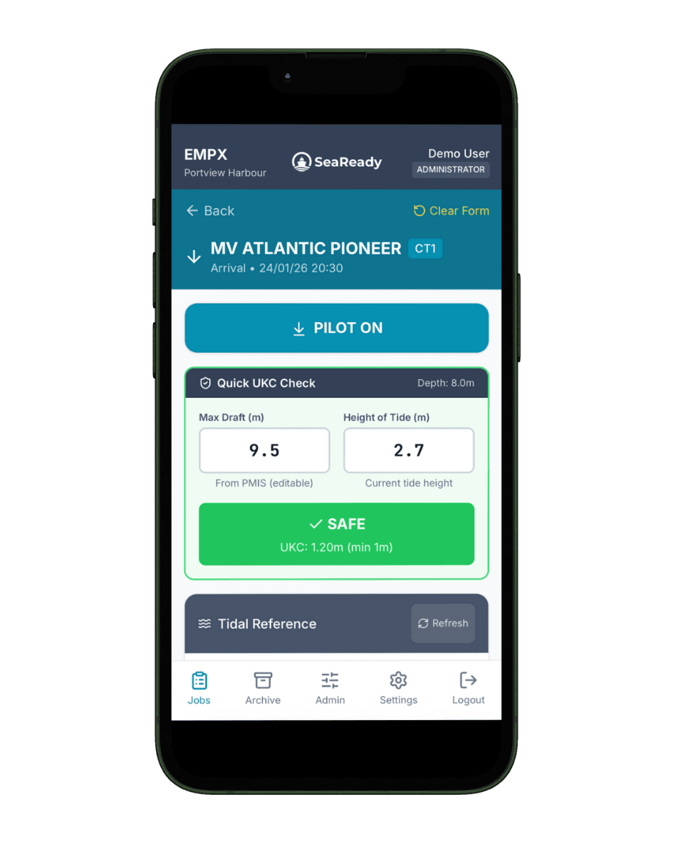 SeaReady eMPX on phone