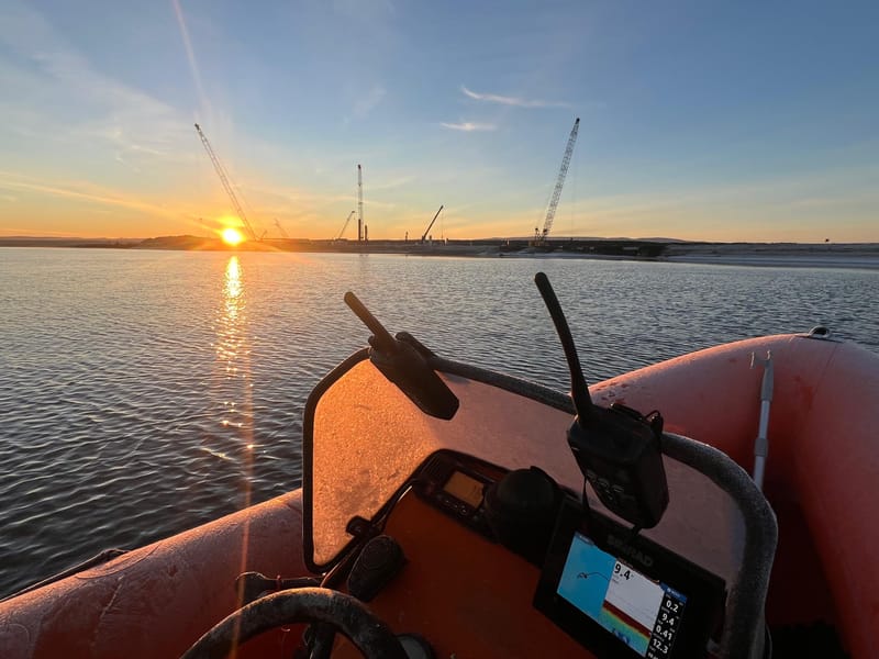 Professional UK workboat operating in coastal waters - WBC3 compliance solutions